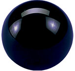 Black Cue Ball - 2 1/4 inch
