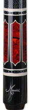 Load image into Gallery viewer, Meucci Ultra Piston-4 Red Pool Cue