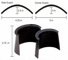 Cuestix 3 in. Rubber Pocket Liners - Set of 6 - 24% off at Budget Cues