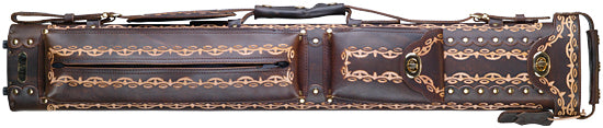 Win Leather Win LC24ENB-4 2x4 (2 Butts - 4 Shafts) Pool Cue Case Pool Cue Case