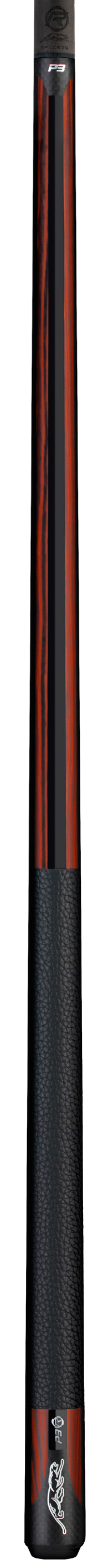Predator Limited P3 Red Tiger Pool Cue - Leather Luxe Wrap -Predator