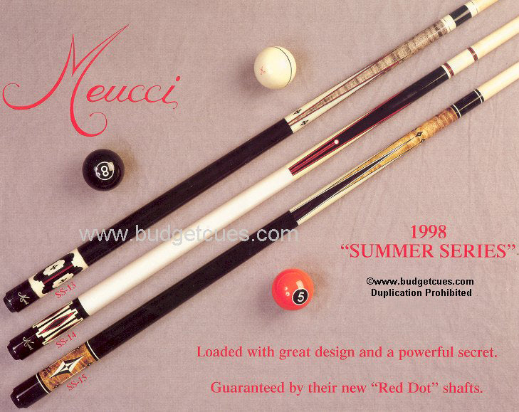 Meucci Archive 1998 Summer Series Collectable Cues