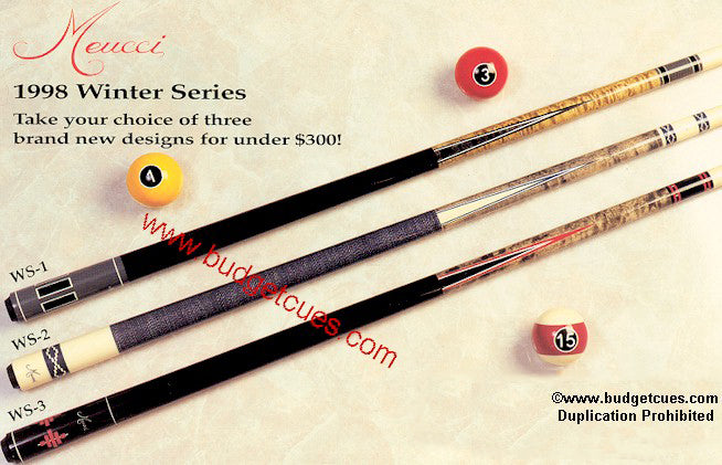 Meucci Archive 1998 Winter Series Collectable Cues
