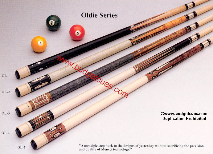 Meucci archive Meucci Oldie Series Collectable Cues