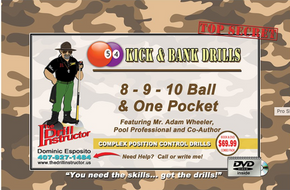 Budget Billiards Supply Pro Skill Drills - Kick and Bank Drills 