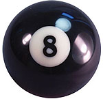 Budget Billiards Supply Replacement 8 Ball 
