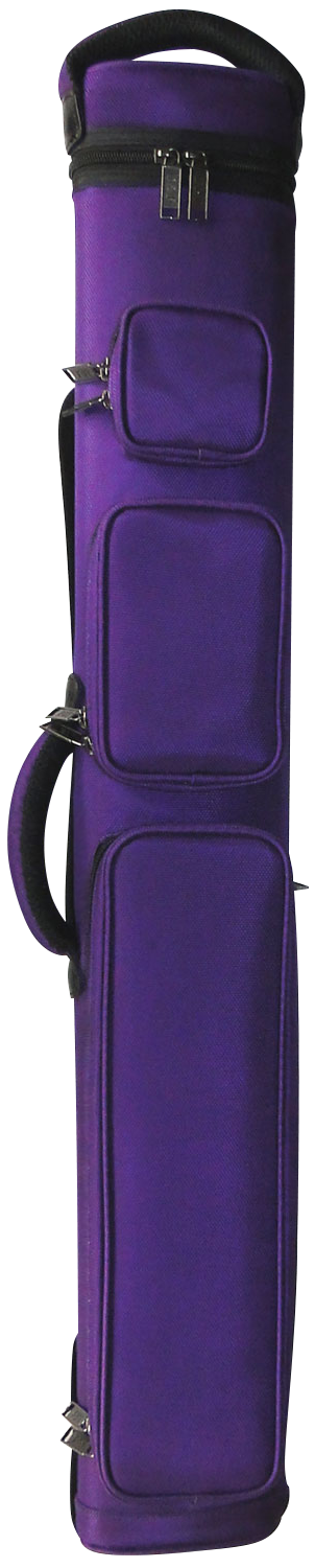 J&J 4x8 Rugged Purple DOUBLE STRAP Cue Case Cue Case