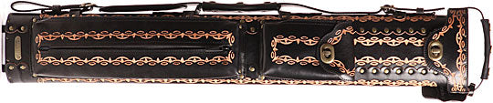 Instroke Instroke Case: Saddle Series - D01 Black Hand Painted Cases