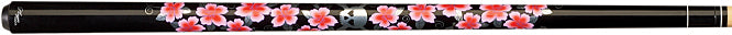 Players Y-G06-52K - Pink with Bite Exotic Pool Cue