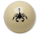 Scorpion Cue  Ball - Standard 2 1/4 inch