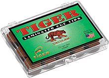 Budget Billiards Supply Tiger Laminated Cue Tips - Box of 15 